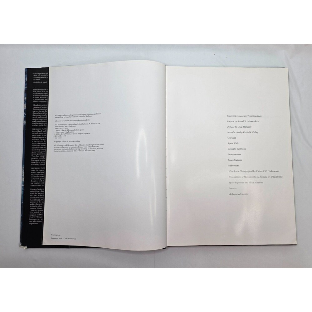 The Home Planet Kevin W. Kelley | 1988 Space Photography | Coffee Table Book - Picture 8 of 16